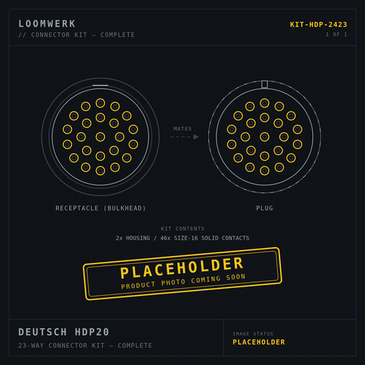 Deutsch HDP20 23-way connector kit placeholder